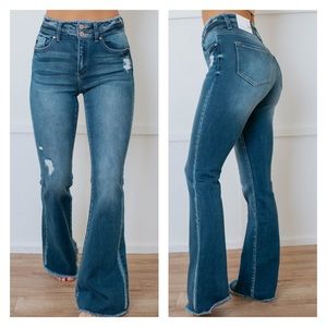 High Rise Flare Jeans 